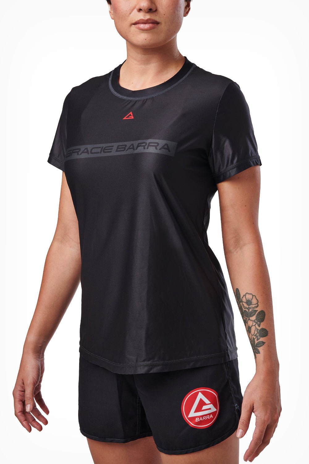 Womens Mesh Training Tshirt V3 - Black