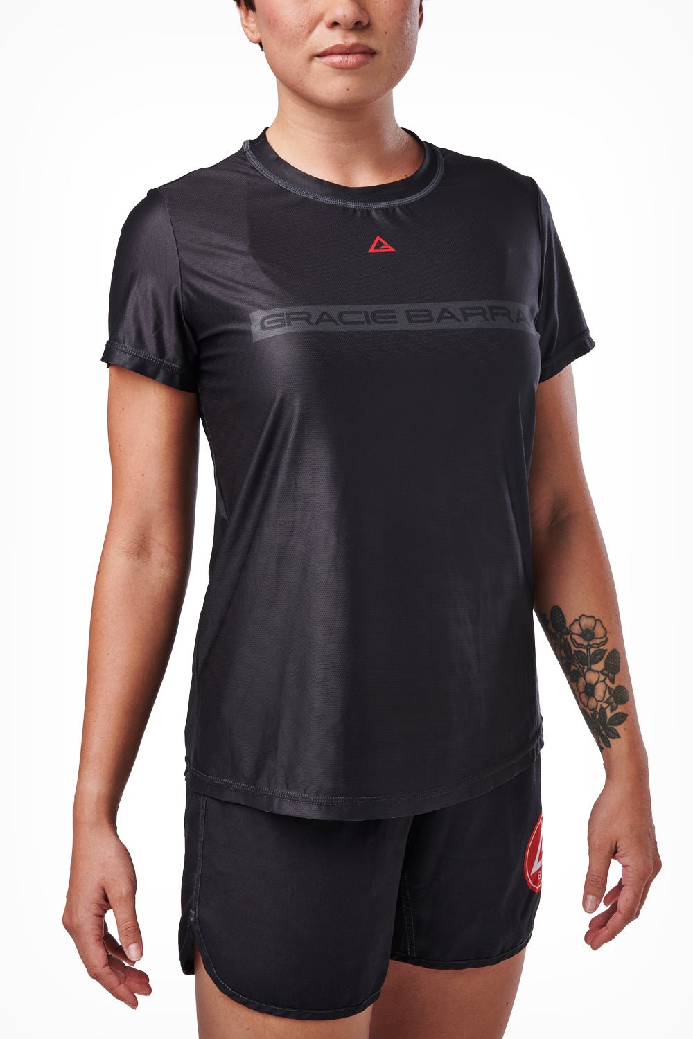 Womens Mesh Training Tshirt V3 - Black