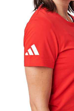 Adidas Womens Comp Team Tee - Red