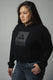 Incognito Boxed Womens Cropped Hoodie - Black