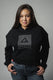 Incognito Boxed Womens Cropped Hoodie - Black