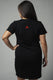 Incognito Linear Womens Dress - Black