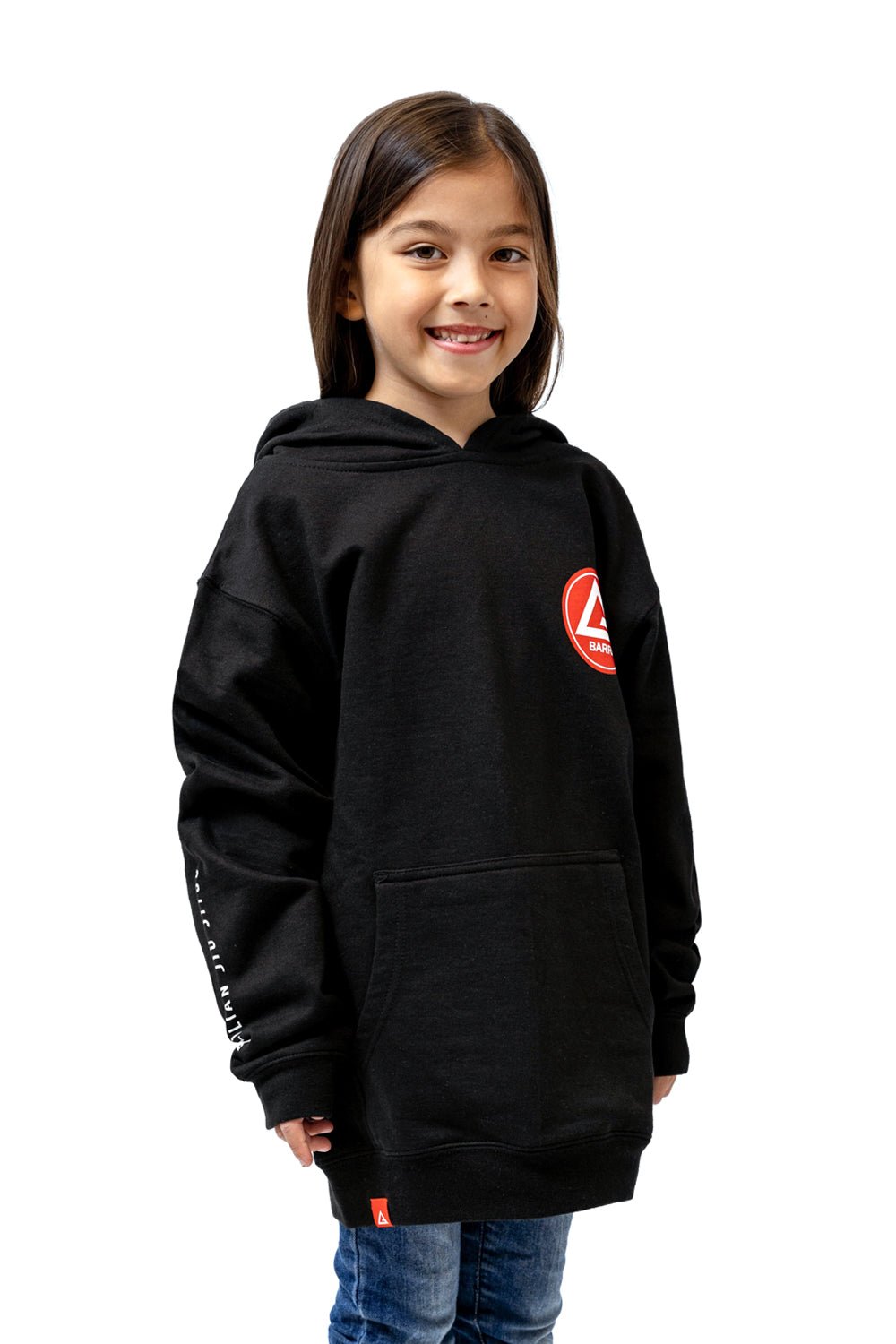 Red Shield Youth Hoodie - Black