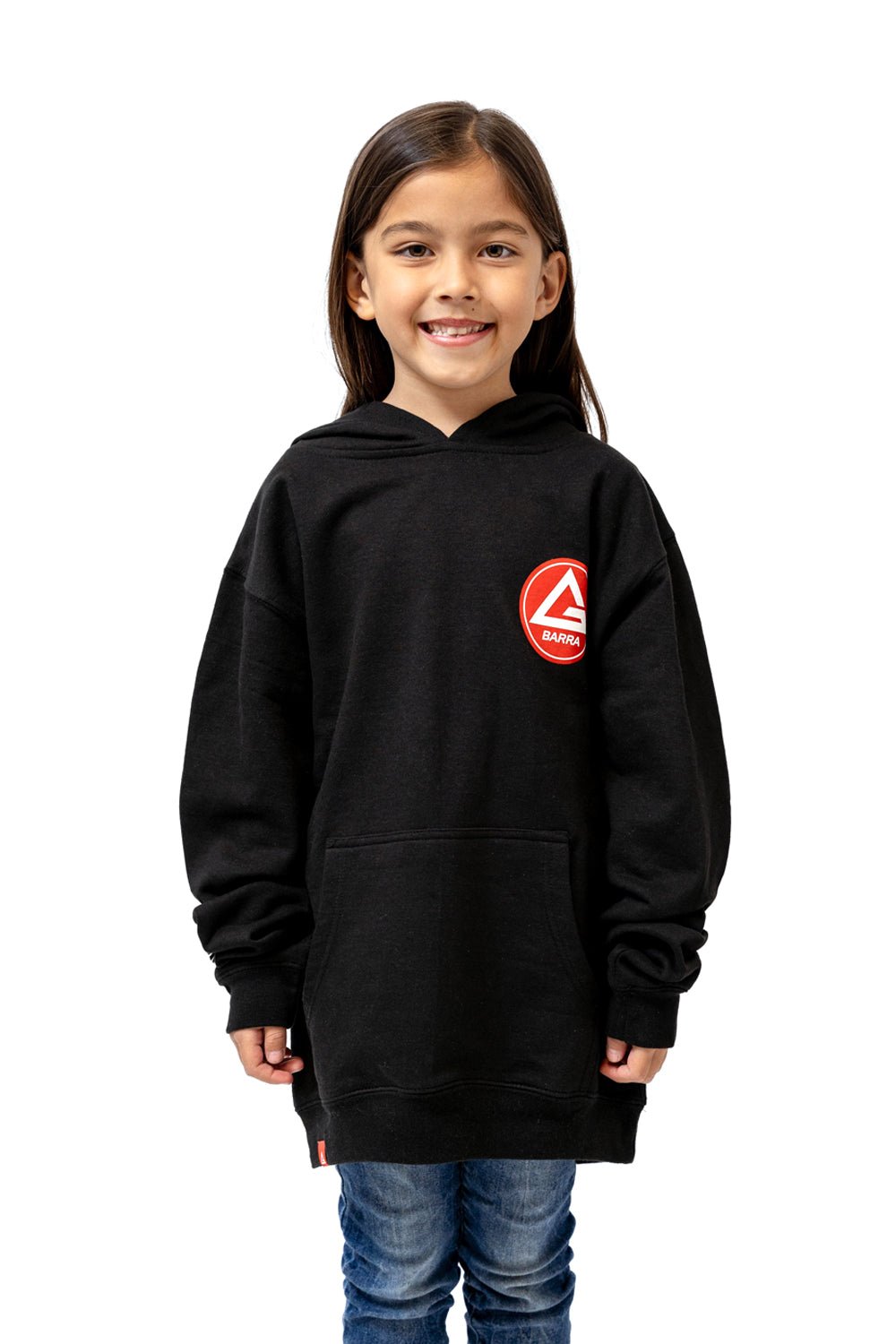 Red Shield Youth Hoodie - Black