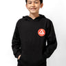 Red Shield Youth Hoodie - Black