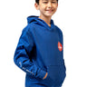 Red Shield Youth Hoodie - Blue