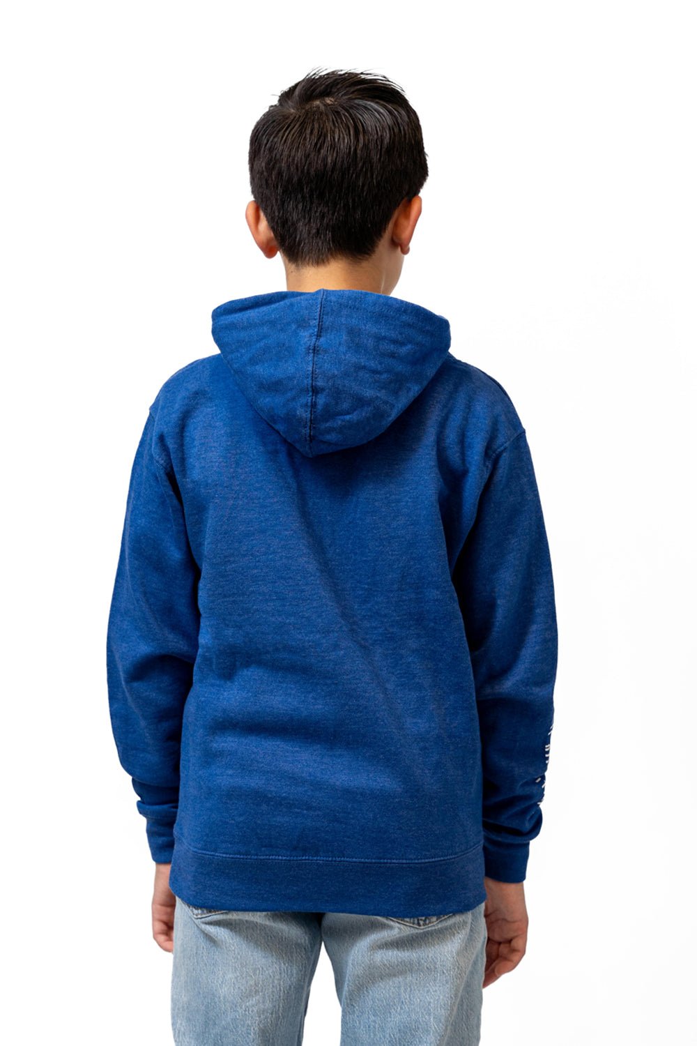 Red Shield Youth Hoodie - Blue