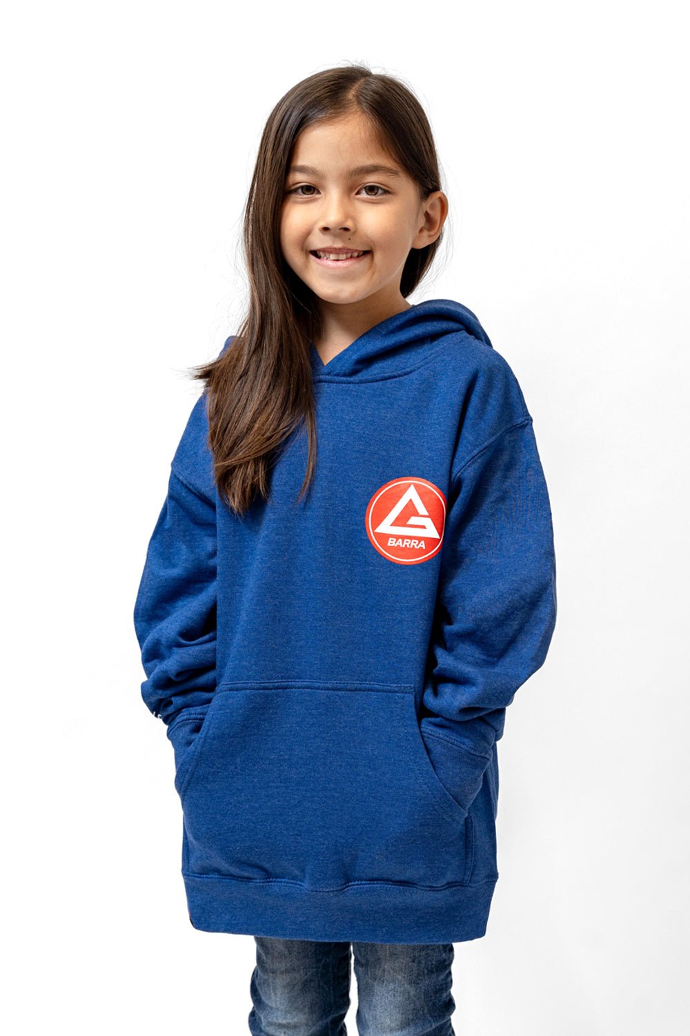 Red Shield Youth Hoodie - Blue