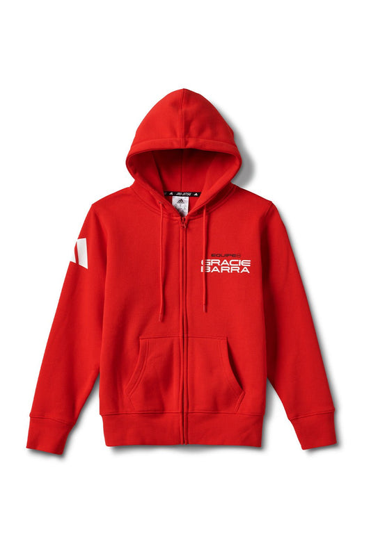 Adidas Youth Comp Team Zip Hoodie- Red